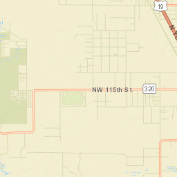 Manattee Road Florida Street Map