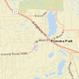 Sisco Florida Street Map