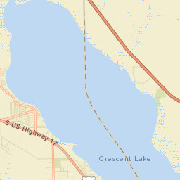 Shell Bluff Florida Street Map