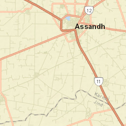 Asandh Street Map