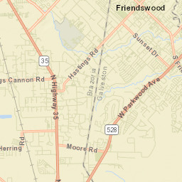 Friendswood Street Map