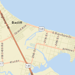 San Leon Street Map