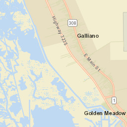 Galliano Street Map