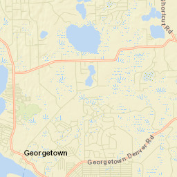 Georgetown Florida Street Map