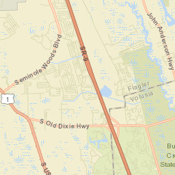 Korona Florida Street Map