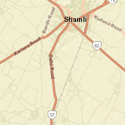 Shamli Street Map
