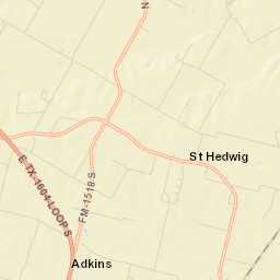 12296 La Vernia Road, Adkins, TX 78101 Street Map