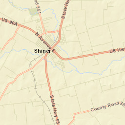 Shiner Street Map