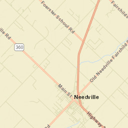 Needville Street Map