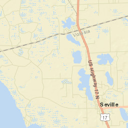 Seville Florida Street Map