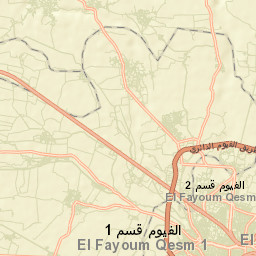 Al Fayyūm Street Map