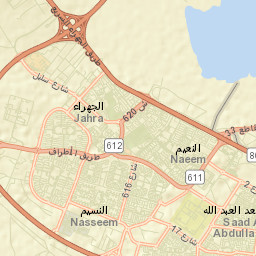 Al Jahrā’ Street Map