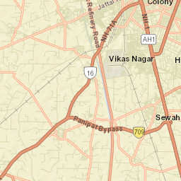 Panipat Street Map
