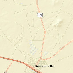Brackettville Street Map