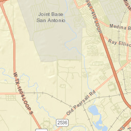 Ray Ellison Boulevard, San Antonio, TX Street Map