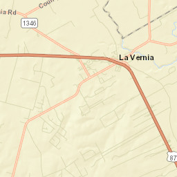U.S. 87, La Vernia, TX Street Map