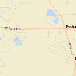 Rosharon Street Map