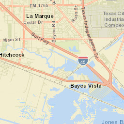 La Marque Street Map