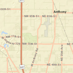 Regal Park Florida Street Map