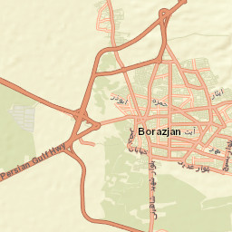 Borazjan Street Map