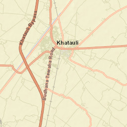 Khatauli Street Map