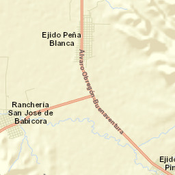 Peña Blanca Street Map