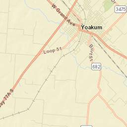 Yoakum Street Map