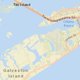 Tiki Island Street Map