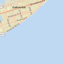 Galveston County Street Map