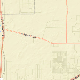 Rainbow Park Florida Street Map