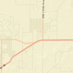 Ocala Estates Florida Street Map