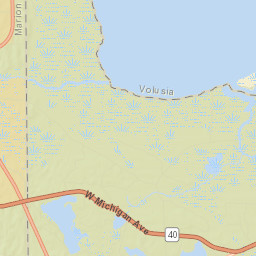 Astor Park Florida Street Map