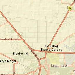 Hisar Street Map
