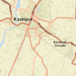 Kashipur Street Map