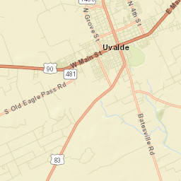 Uvalde Street Map