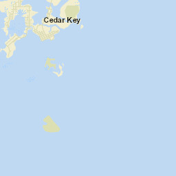Cedar Key Florida Street Map
