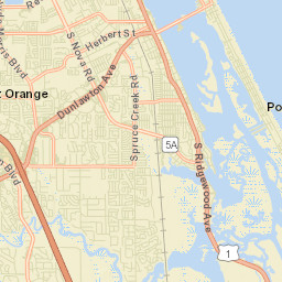Wilbur-by-the-Sea Florida Street Map