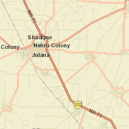 Shadipur Julana Street Map