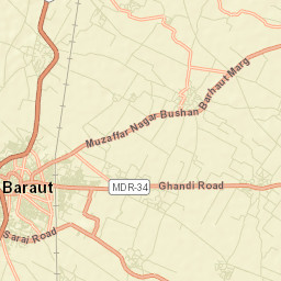 Baraut Street Map
