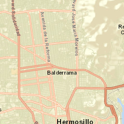 Hermosillo Street Map