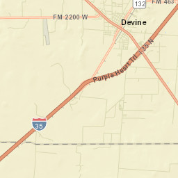 Devine Street Map