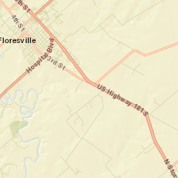 Floresville Street Map