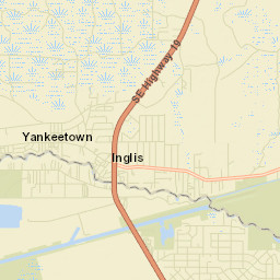 Inglis Florida Street Map