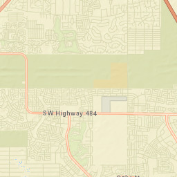 Ocala Waterway Florida Street Map