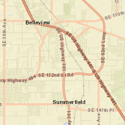 Summerfield Florida Street Map