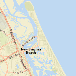 New Smyrna Beach Florida Street Map