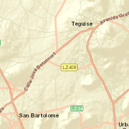 Teguise Street Map