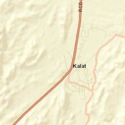 Kalat Street Map