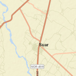Suar Street Map
