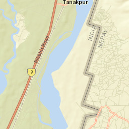Tanakpur Street Map